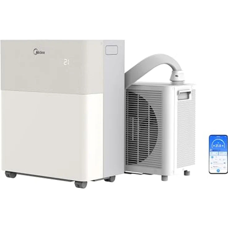 Midea PortaSplit 3,5 kW – mobile Split-Klimaanlage mit Innen- und Außeneinheit